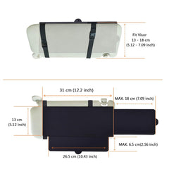 Car Sun Visor Extender Sunshade Extension Board Shield Blocker