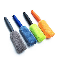 Car Wash Detailing Wheel Rim Brush Microfiber for Trunk Motorcycle Auto
