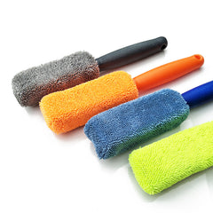 Car Wash Detailing Wheel Rim Brush Microfiber for Trunk Motorcycle Auto