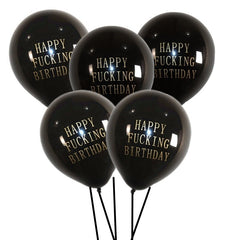 10pcs Birthday Balloons Letters Printed Birthday Party Decoration