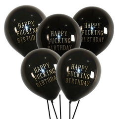 10pcs Birthday Balloons Letters Printed Birthday Party Decoration