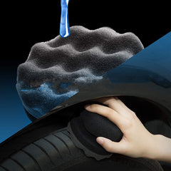 Car Wax Polishing Sponge Hexagonal Grip Applicator Hand Tire Wax Sponge