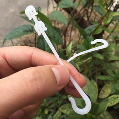 Garden Vegetable Plant Support Clips Fastener Hooks 50-100pcs