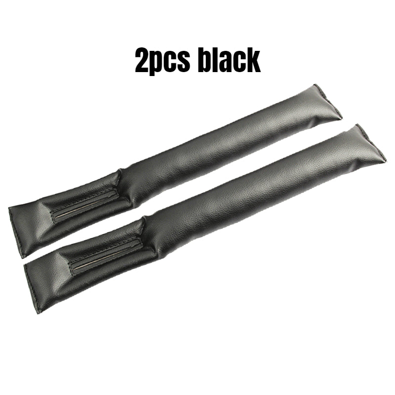 2pcs Car Seat Gap Filler Soft Padding PU Leather Leak Pads Plug Car Interior Dec