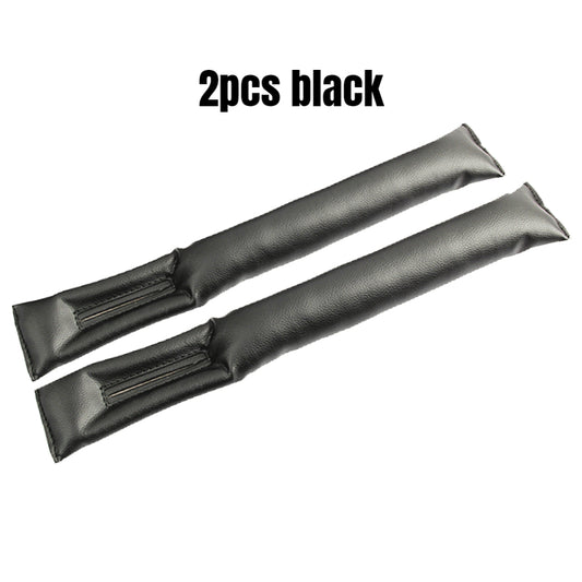 2pcs Car Seat Gap Filler Soft Padding PU Leather Leak Pads Plug Car Interior Dec