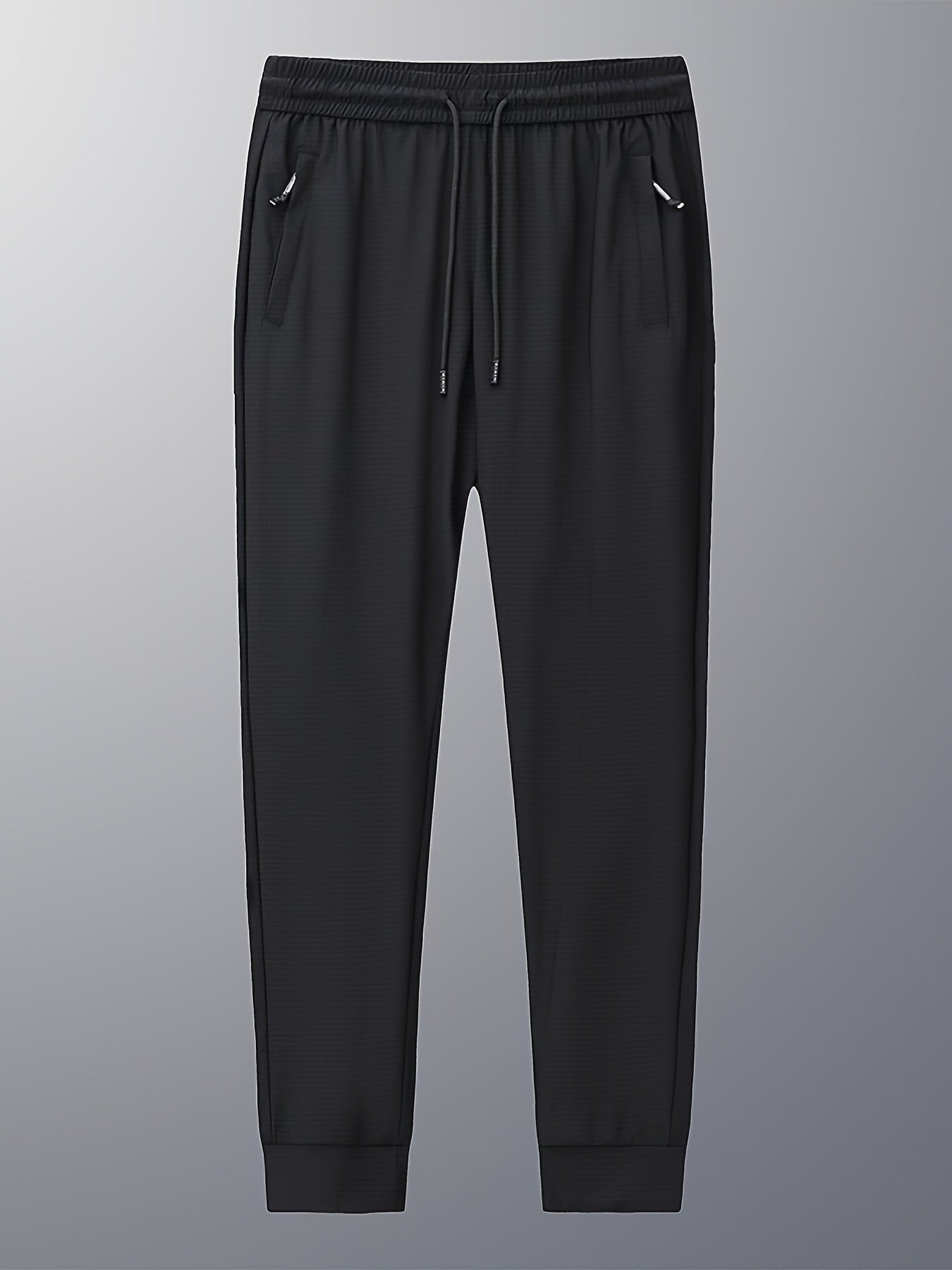 Men's Lightweight Zipper Pocket Trousers Casual Outdoor Pants