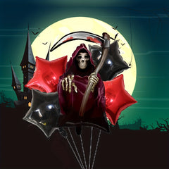 5pcs Halloween Balloons Of The Dead Foil Balloons
