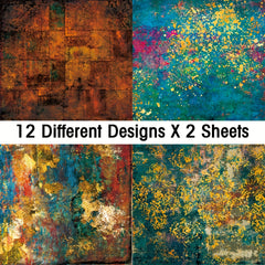 Origami Paper Scrapbook Pad 6x6 24 Sheets Single Sided Colored Patterned Paper