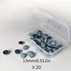 20pcs Pool Stick Tips Pool Cue Tips Replacement Billiards Accessories