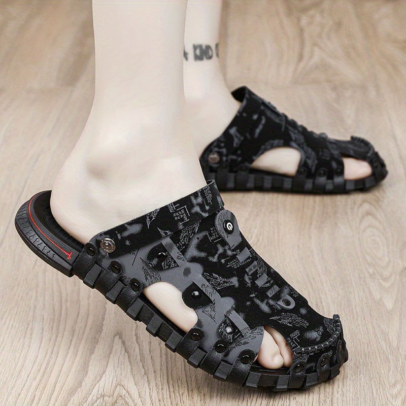 Men's Non Slip Sandals Wear resistant Comfy Beach Shoes Summer