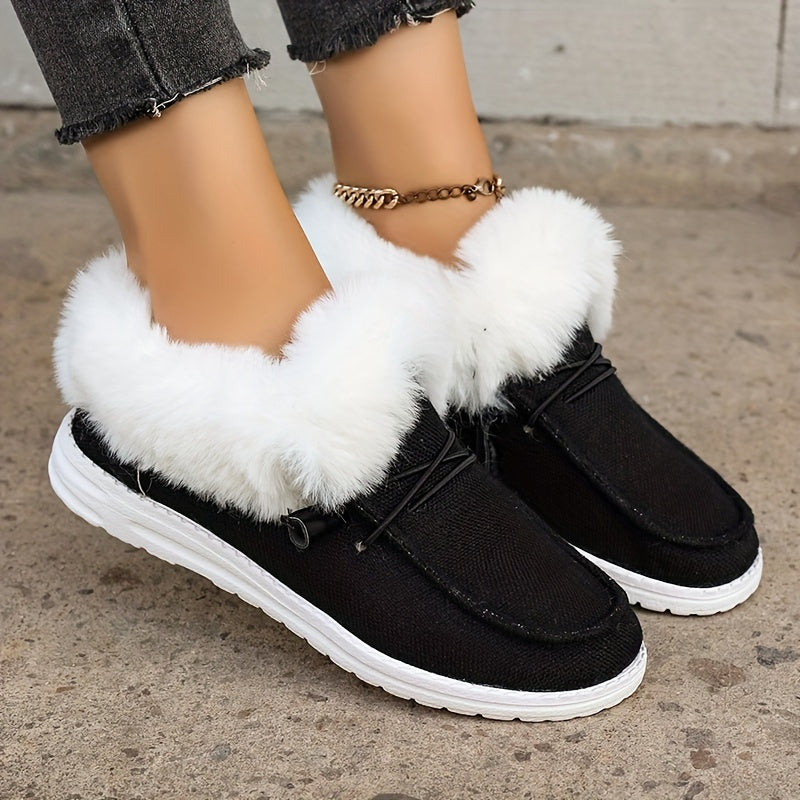 Women's Non Slip Thickened Sneakers Soft Comfortable Low Top Flat Sport Shoes