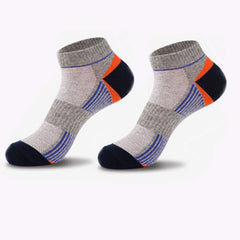 1pair Men's Outdoor Thin Deodorant Sports Socks