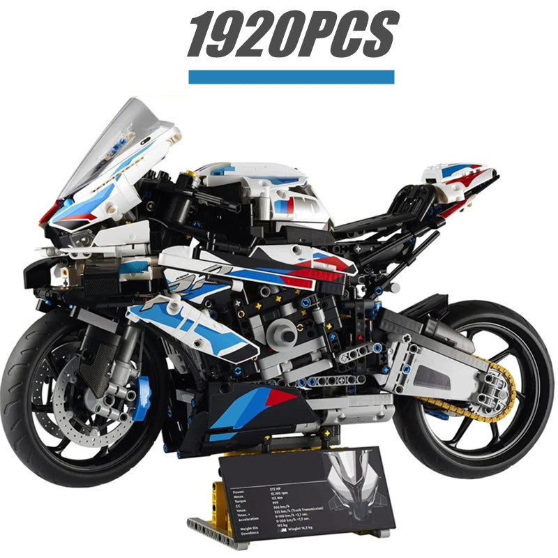 M1000 RR Technical Motorcycle Building Blocks Racing Car City Toys