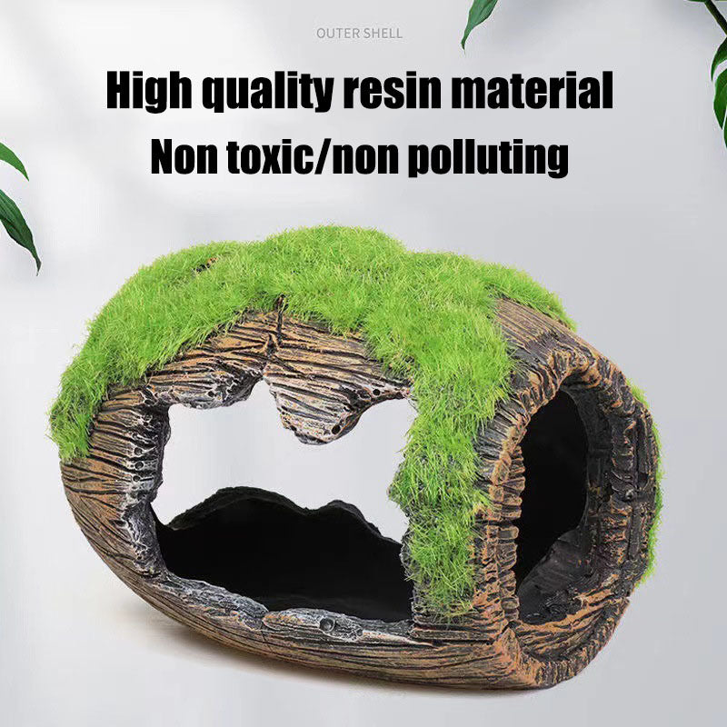 Wine Bucket Shelter House Fish Tank Landscape Decoration