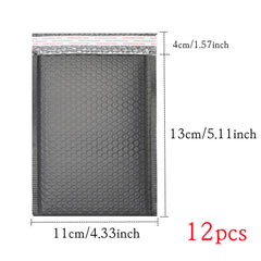 12pcs Small Business Bubble Envelopes Self-adhesive Waterproof Mailing Packages