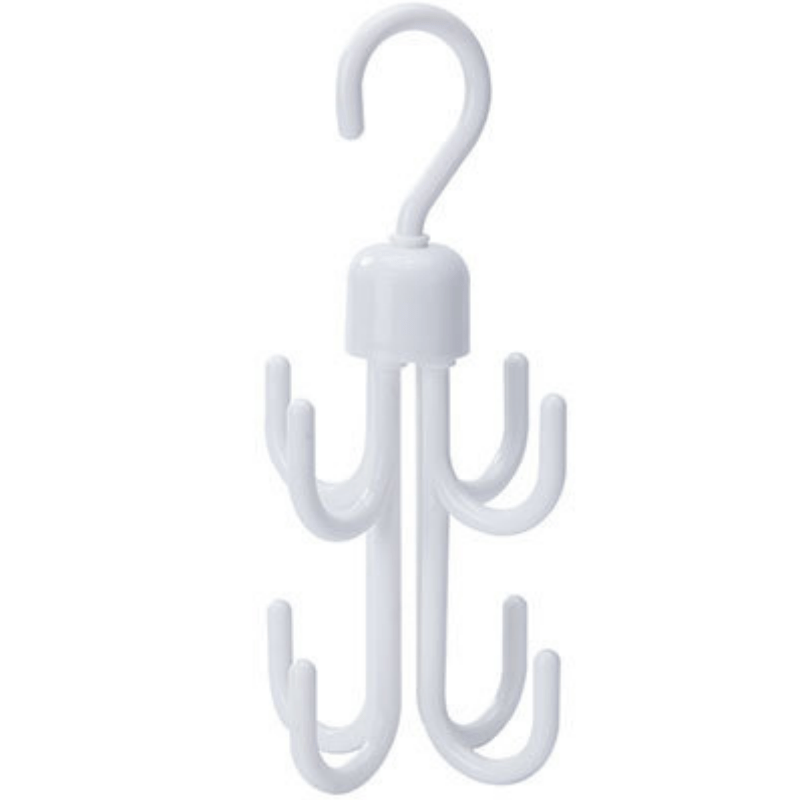 Rotatable Closet Hangers Four Claw Position Hooks For Clothing Hat Bag Tie Belt