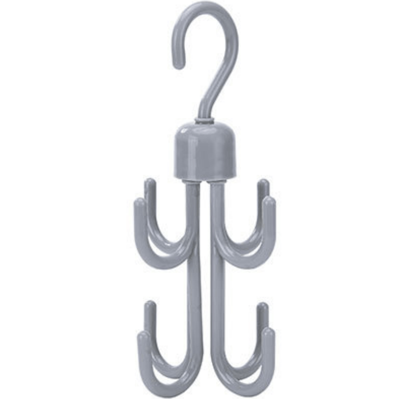 Rotatable Closet Hangers Four Claw Position Hooks For Clothing Hat Bag Tie Belt