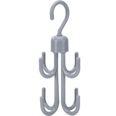 Rotatable Closet Hangers Four Claw Position Hooks For Clothing Hat Bag Tie Belt