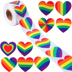 1000pcs Love Stickers 8 Patterns Gift Decoration Sealing Stickers