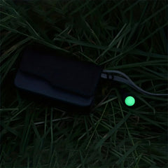 3pcs Luminous Zipper Pullers Glow In The Dark Outdoor Camping Hiking Zipper Pull