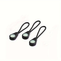3pcs Luminous Zipper Pullers Glow In The Dark Outdoor Camping Hiking Zipper Pull