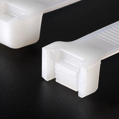 250pcs Heavy Duty 25.4cm Cable Zipper Straps Self Locking Nylon Straps