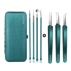 7pcs Acne Needle Set Acne Tweezers Pimple Picking Tool