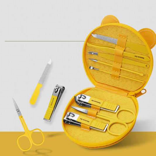 8pcs Small Animal Nail Clippers Set Splash-proof Nail Scissor Manicure Tool