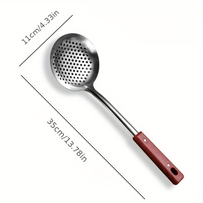 Stainless Steel Skipping Spoon Colander Spoon Ladle Kitchen Cooking Tool