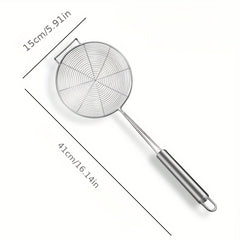Stainless Steel Skipping Spoon Colander Spoon Ladle Kitchen Cooking Tool