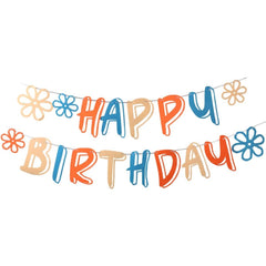 Dinosaur Jungle Theme Happy Birthday Banner