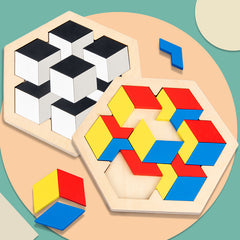 Wooden 3D Puzzle Model Educational Toy for Parent Child Interaction