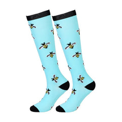 Spring Cartoon Animal Compression Socks for Running