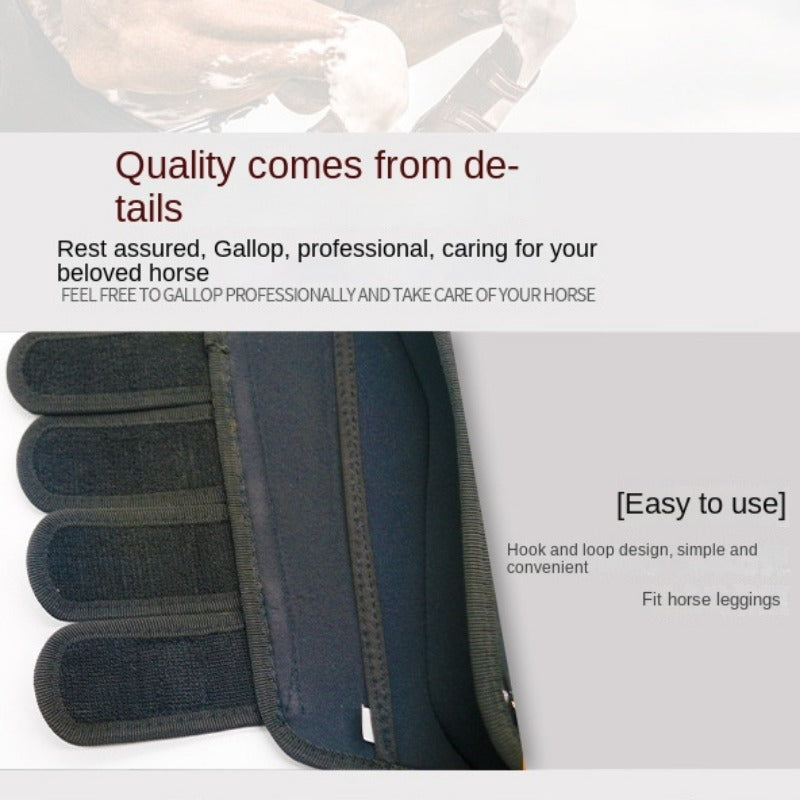 1pc Horse Leg Protector Soft Anti-collision Horseshoe Protection