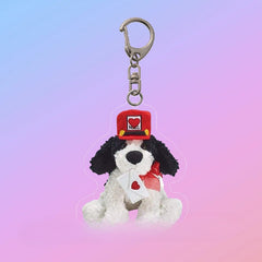 Y2k Puppy Keychain Acrylic Backpack Pendant
