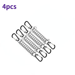 4pcs Dog Cable Training Leash Springs for Outdoor Camping B