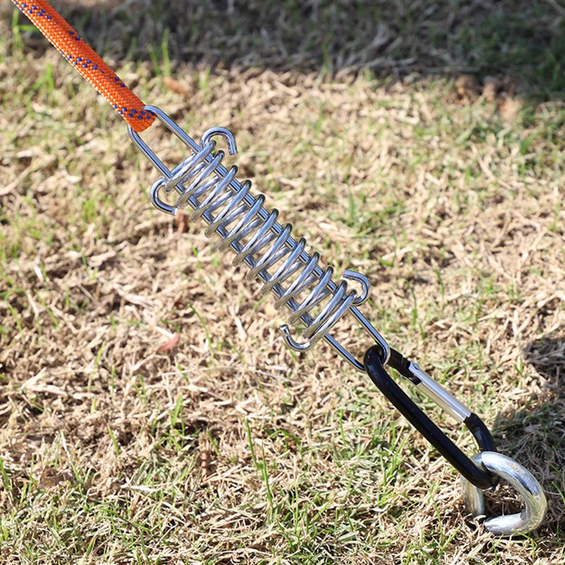 4pcs Dog Cable Training Leash Springs for Outdoor Camping B