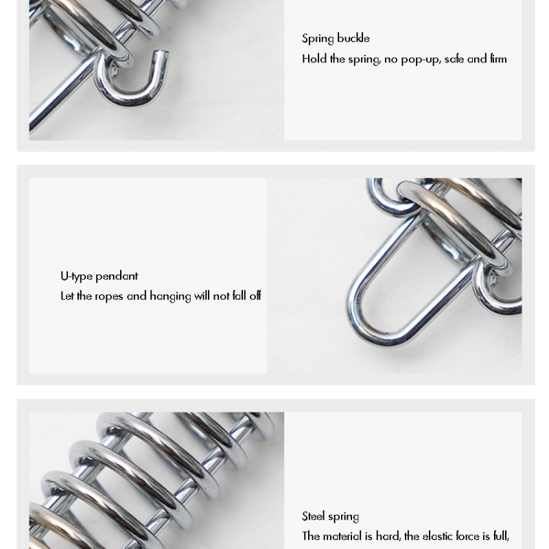 4pcs Dog Cable Training Leash Springs for Outdoor Camping B