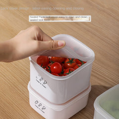 3pcs Plastic Sealed Heating Bento Lunch Box Refrigerator Fresh keeping Box