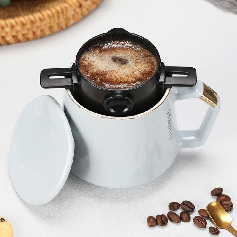 Stainless Steel Coffee Filter Portable Coffee Maker For Office Camping Travel
