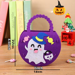 Halloween Bucket Pumpkin Bag Kids DIY Craft Kit For Candy Bag