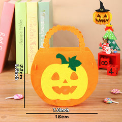 Halloween Bucket Pumpkin Bag Kids DIY Craft Kit For Candy Bag