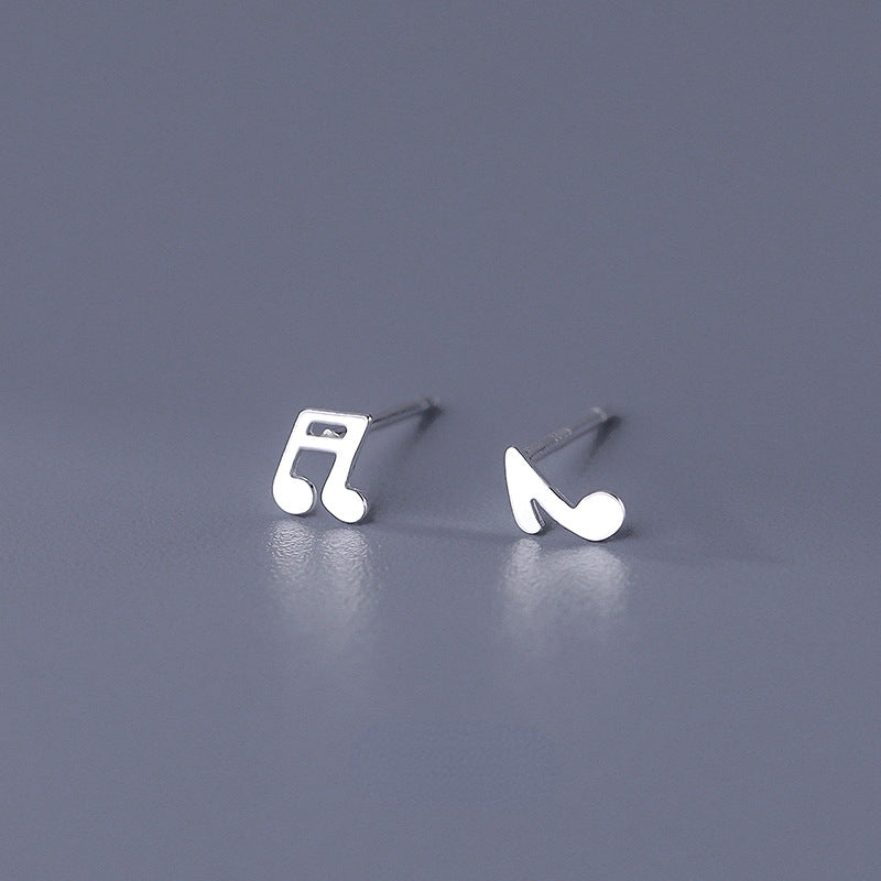 9 Pairs S999 Sterling Silver Mini Stud Earrings for Girls Hypoallergenic