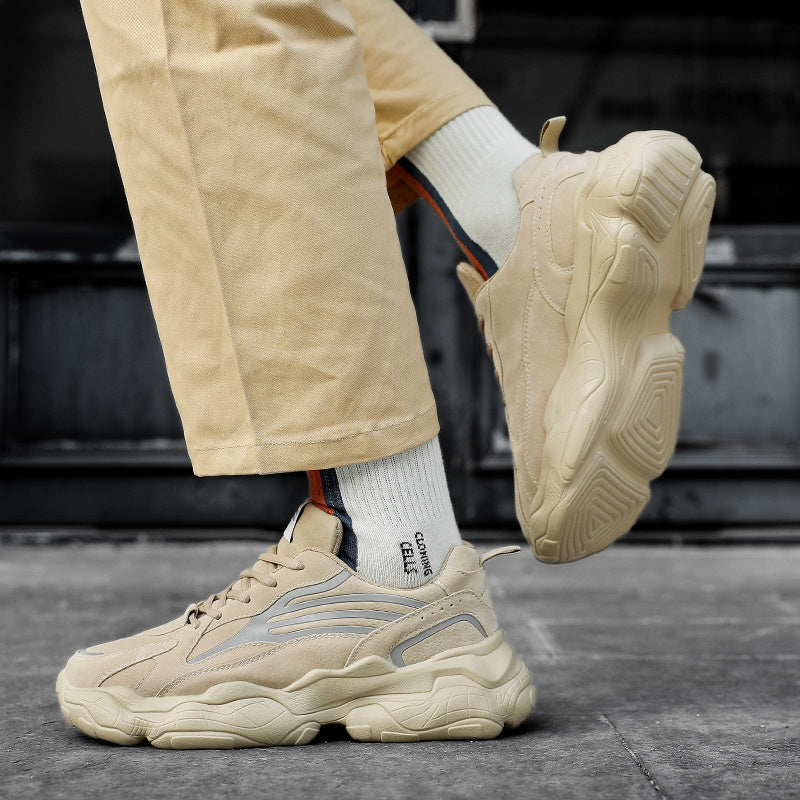 Men's Chunky Lace-Up Dad Sneakers