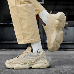 Men's Chunky Lace-Up Dad Sneakers