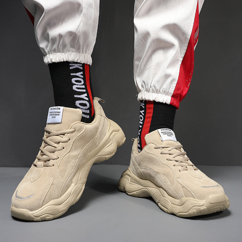 Men's Chunky Lace-Up Dad Sneakers