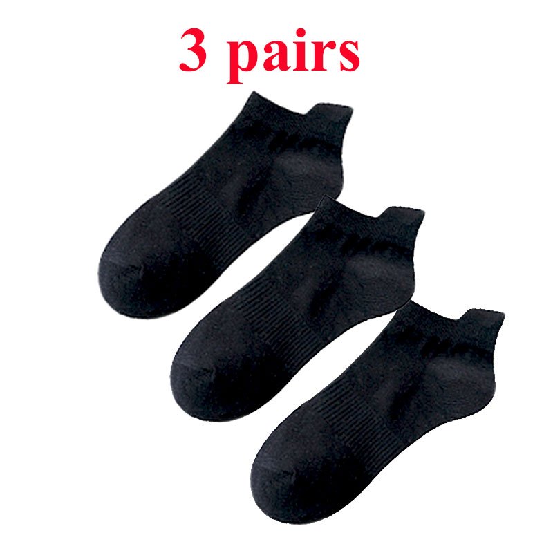 Men's Summer Thin Sweat Absorbing Breathable Low Cut Socks