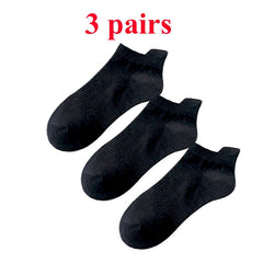 Men's Summer Thin Sweat Absorbing Breathable Low Cut Socks
