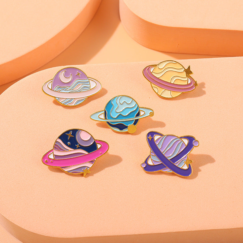 Creative Plant-shaped Metal Pins for Fashionable Decoration