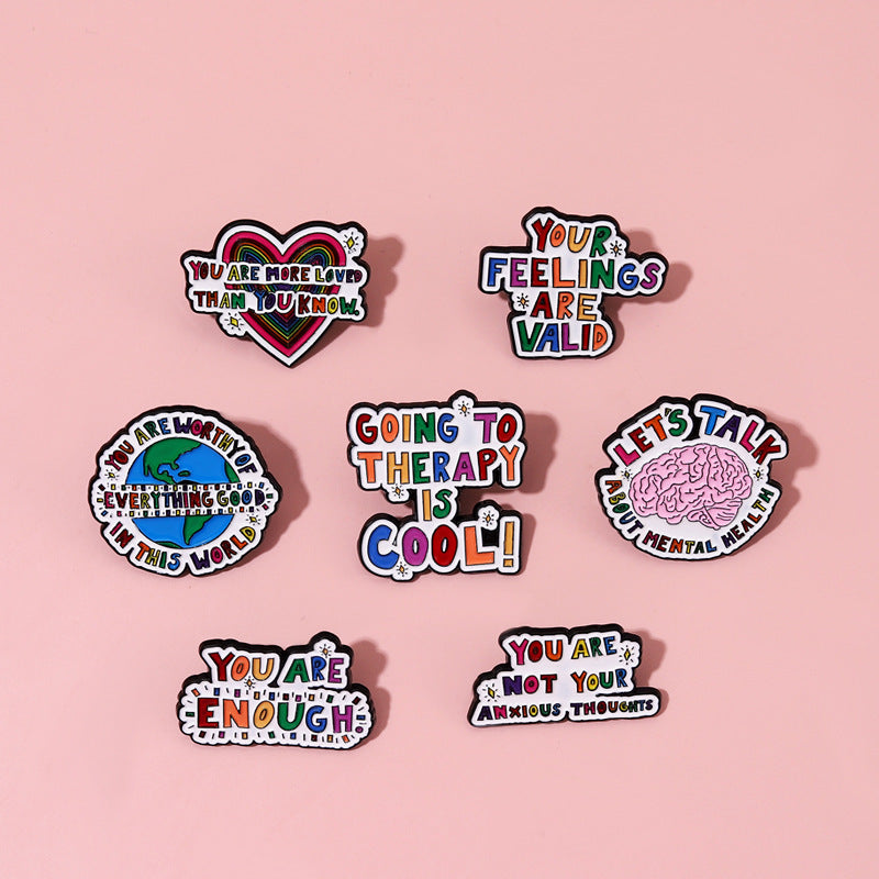 Colorful Cartoon Enamel Pins for Backpack Clothes Cap Holiday Gift